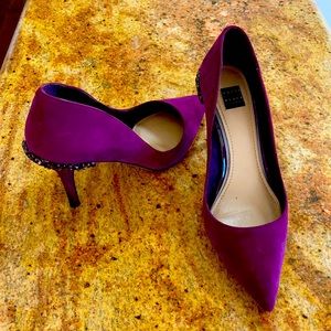Plum Suede White House Black Market Shoes